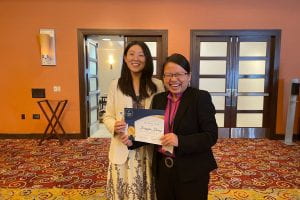 Dingyue received best poster award at 2023 IC-UEBA